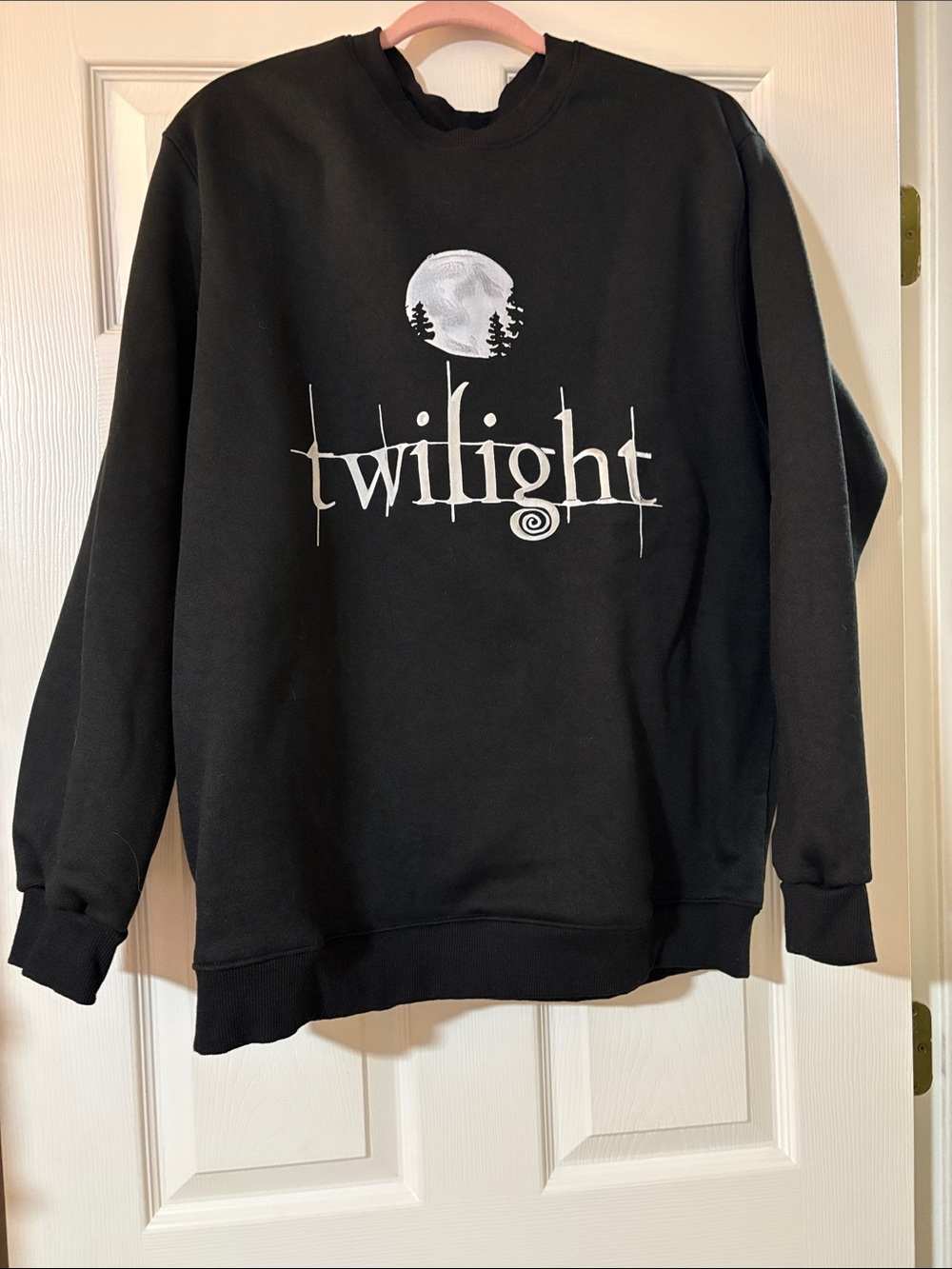 Twilight Logo Black Crewneck Sweatshirt 3X